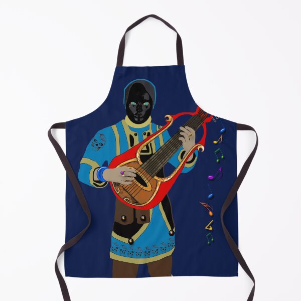 Item preview, Medieval Lute Player and Musical Notes designed and sold by Astralia.