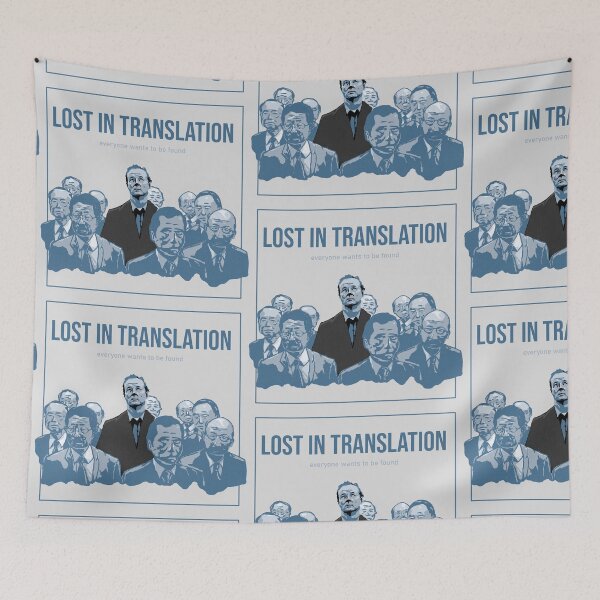 Item preview, Lost in Translation - Everyone wants to be found - blue designed and sold by André da Silva.