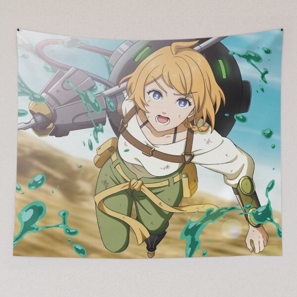 Item preview, Deca Dence - Artwork Natsume diving in air designed and sold by Ethanlios.