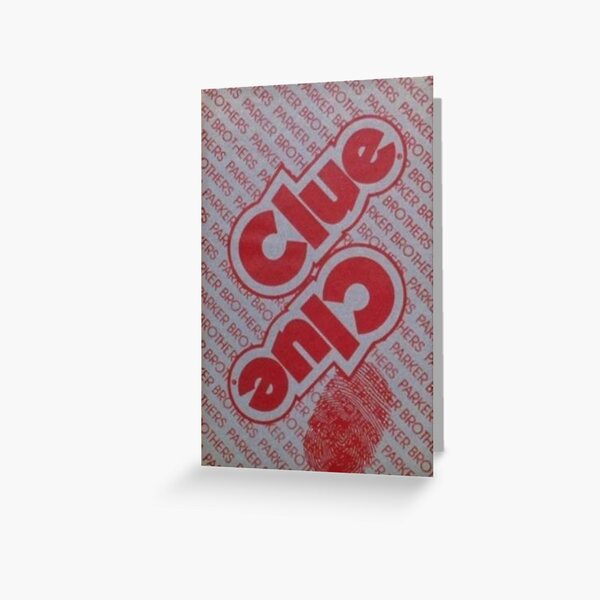 Item preview, Clue Card designed and sold by Dorothy Callahan.