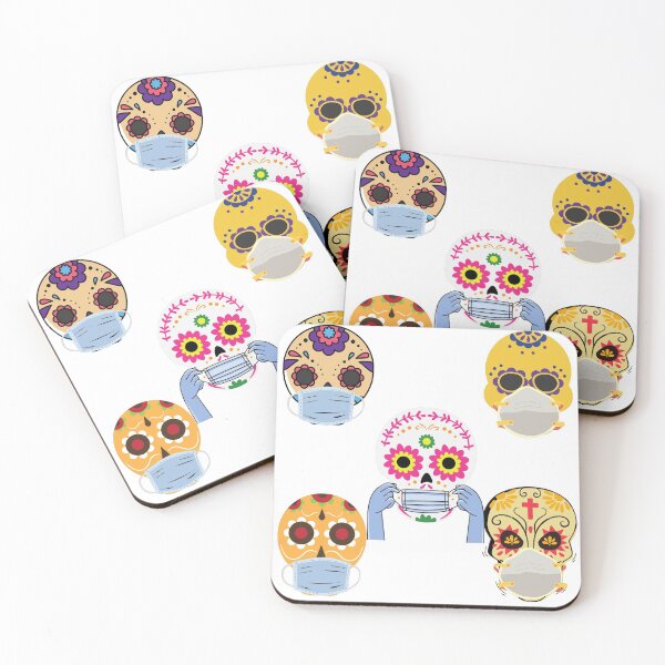 Item preview, Calavera Skull With Facemask  halloween pack 2 designed and sold by unclejab.