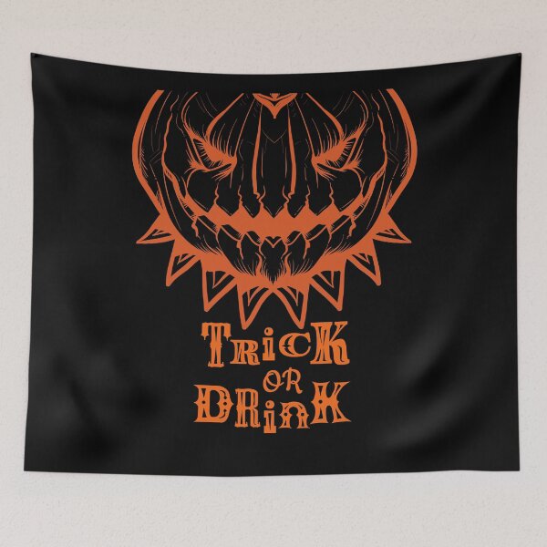 Item preview,  Scary Pumpkin Face - Trick or Treat a scary spooky Halloween night 2022 designed and sold by olegarh.