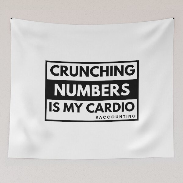 Item preview, Accounting,Crunching Numbers Is My Cardio designed and sold by Nxt-Lvl-Awesome.