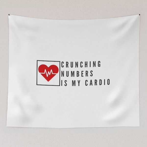 Item preview, Accounting,Crunching Numbers Is My Cardio designed and sold by Nxt-Lvl-Awesome.