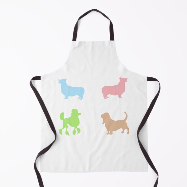 Item preview, dog pack cute kawaii cartoon four pack designed and sold by NancyArtDesigns.