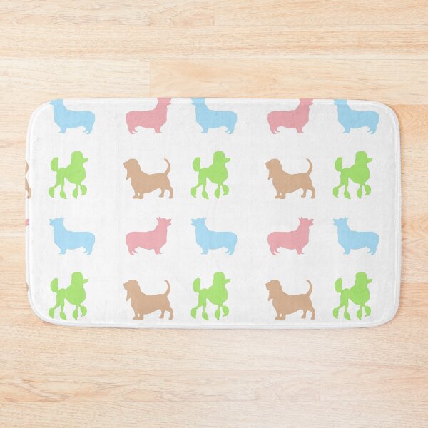 Item preview, dog pack cute kawaii cartoon four pack designed and sold by NancyArtDesigns.