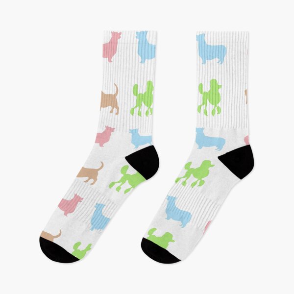 Item preview, dog pack cute kawaii cartoon four pack designed and sold by NancyArtDesigns.