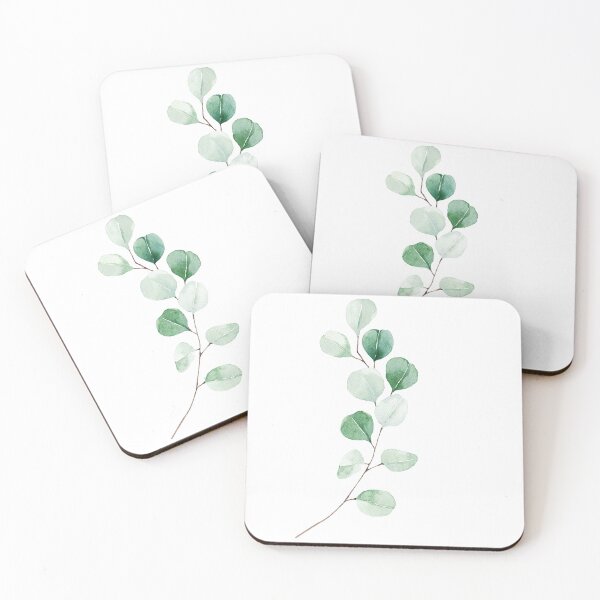 Item preview, Eucalyptus in watercolor print  designed and sold by anna0711.