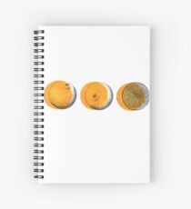shifty orange Spiral Notebook