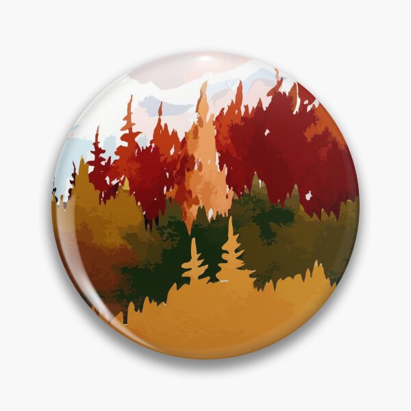 Item preview, Autumn Trees Forest with Autumn Colors designed and sold by Gifty-Designs.