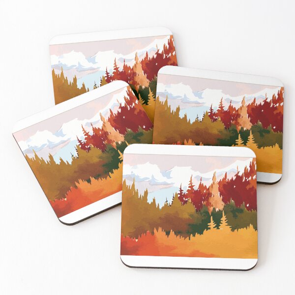 Item preview, Autumn Trees Forest with Autumn Colors designed and sold by Gifty-Designs.