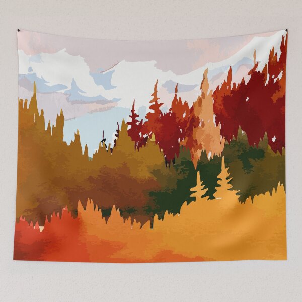 Item preview, Autumn Trees Forest with Autumn Colors designed and sold by Gifty-Designs.
