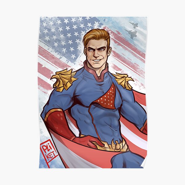 Homelander Poster By Tazapliket1998 Redbubble