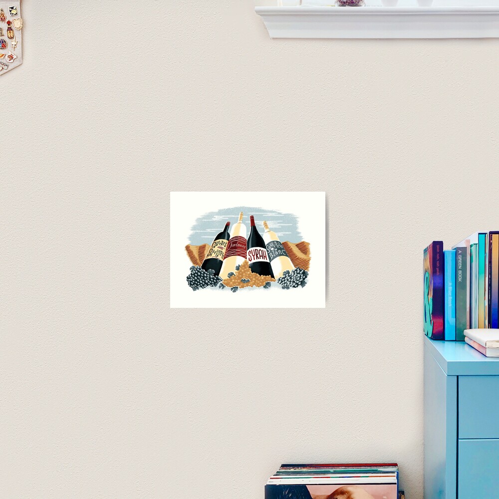 Wine, glorious wine! Art Print