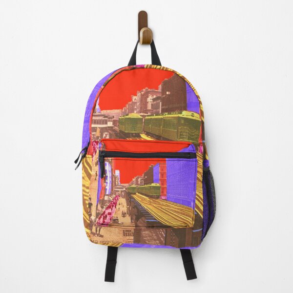 Item preview, nostalgic city view Chicago USA, Wabash Avenue designed and sold by Mauswohn.