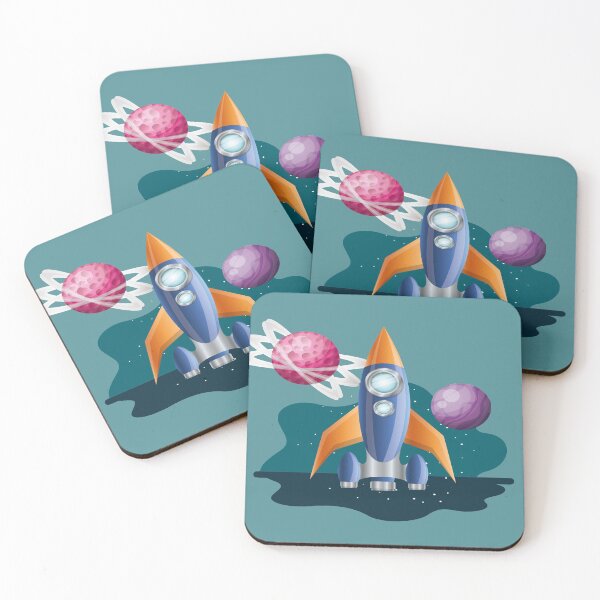 Item preview, Rocket With Planets Of Solar System designed and sold by FotoArtist.