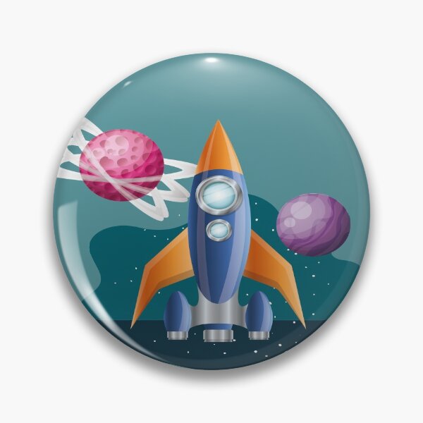 Item preview, Rocket With Planets Of Solar System designed and sold by FotoArtist.