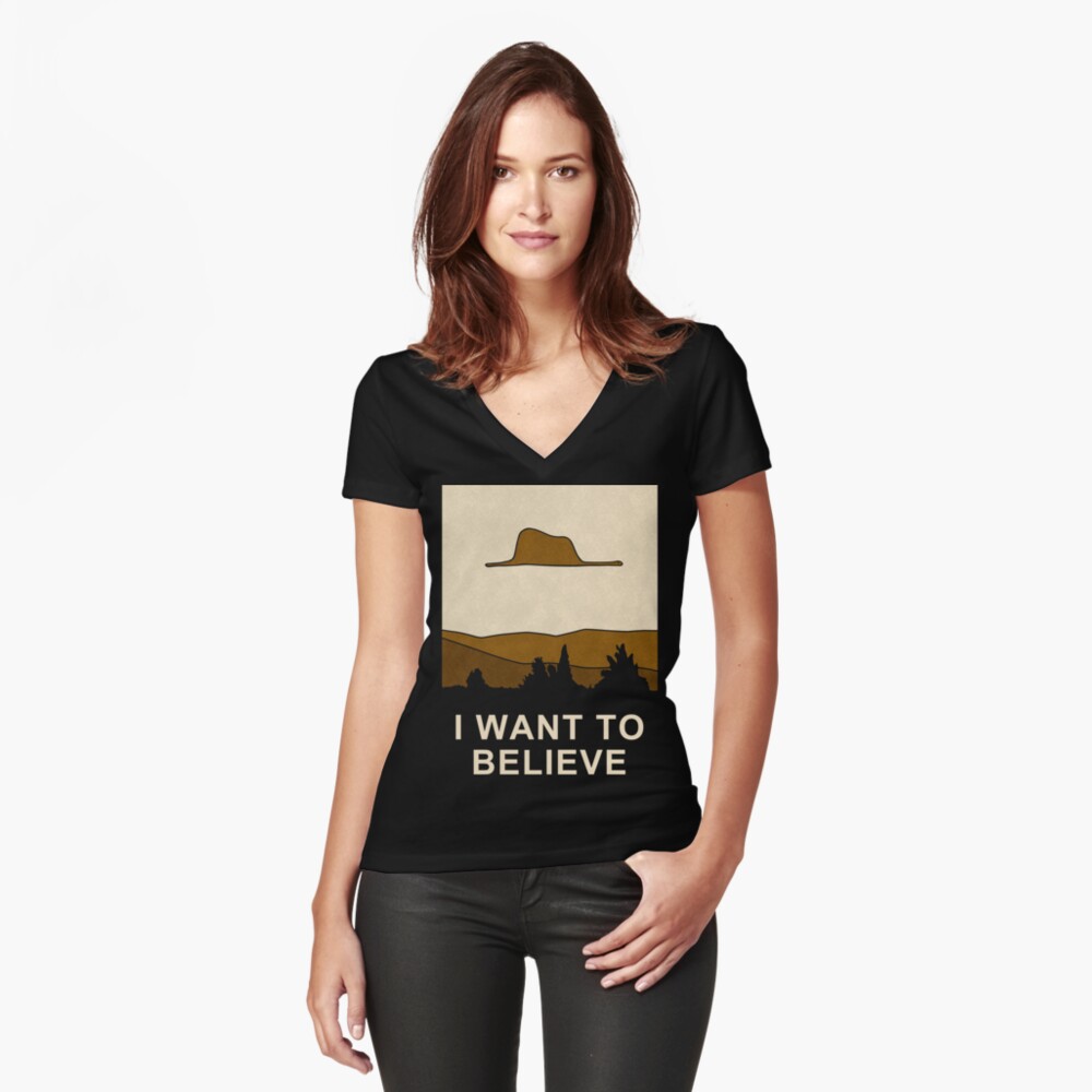 Item preview, Fitted V-Neck T-Shirt designed and sold by GeekandTek.