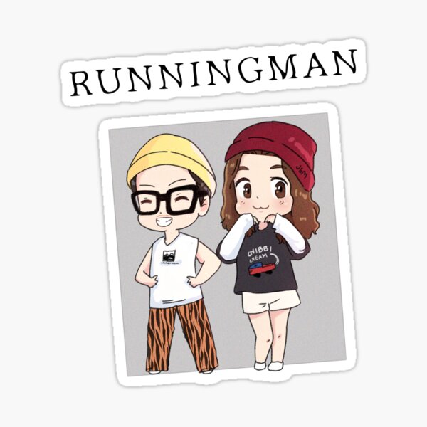 Running Man Fashion Sticker