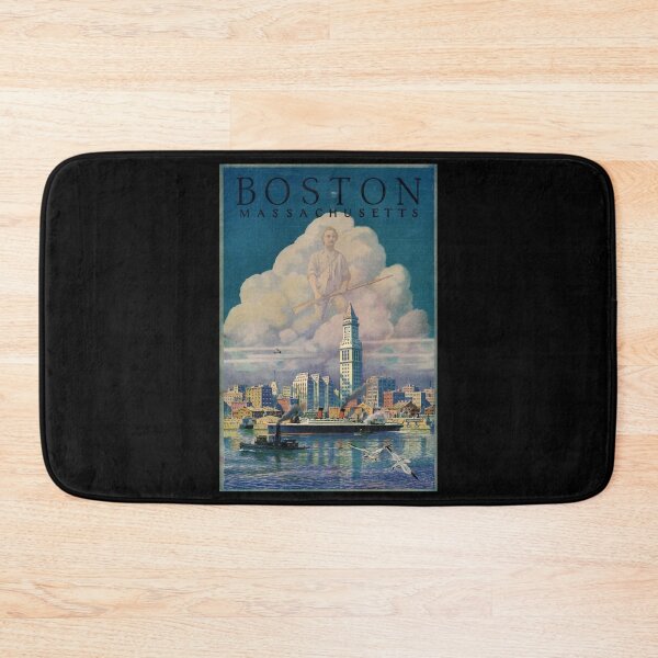Item preview, Boston retro poster designed and sold by CorasPosters.
