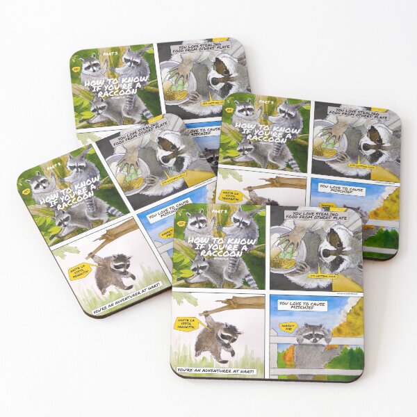 Item preview, How to know if you're (secretly) a Raccoon? Part Three designed and sold by HartBandit.