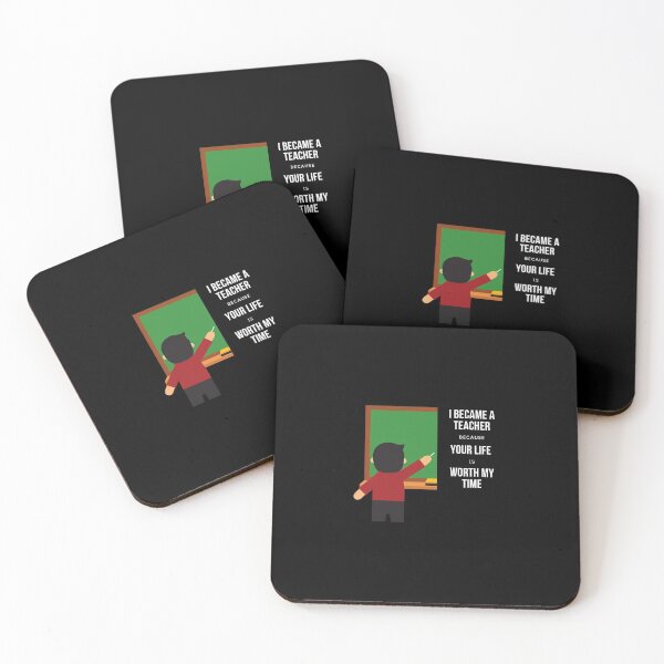 Item preview, I became a Teacher because Your life is worth my time designed and sold by Marcus Wong.