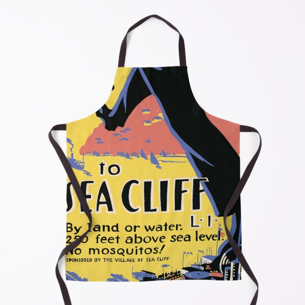 Item preview, Sea Cliff retro poster designed and sold by CorasPosters.