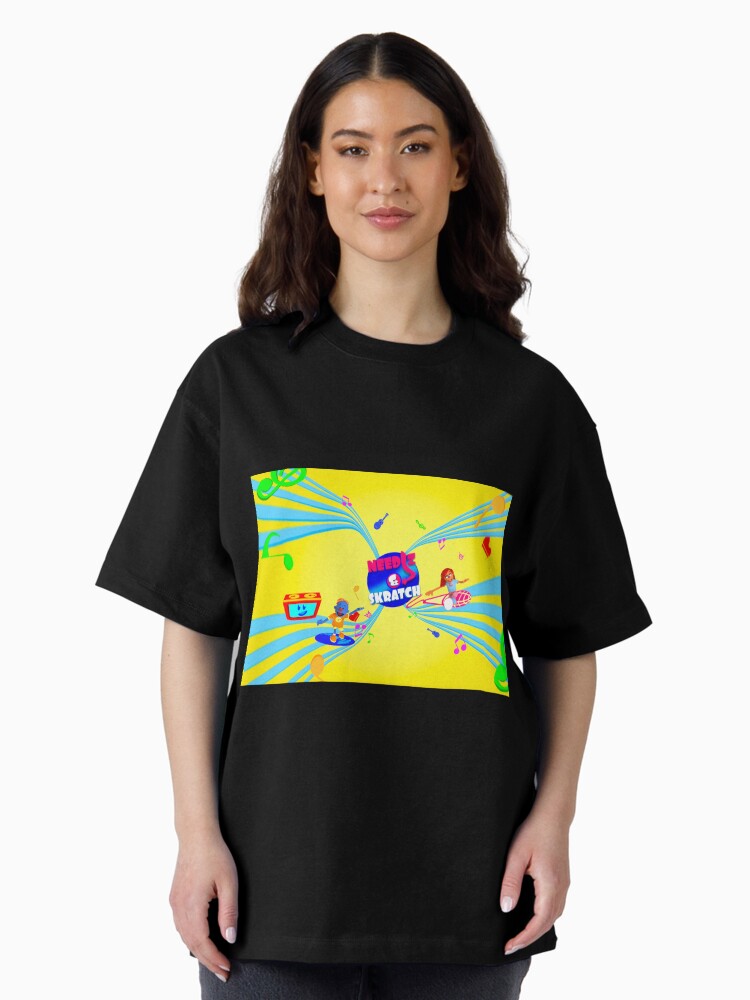 Thumbnail 2 of 7, Oversized T-Shirt, Music fun designed and sold by NeedlznSkratch.