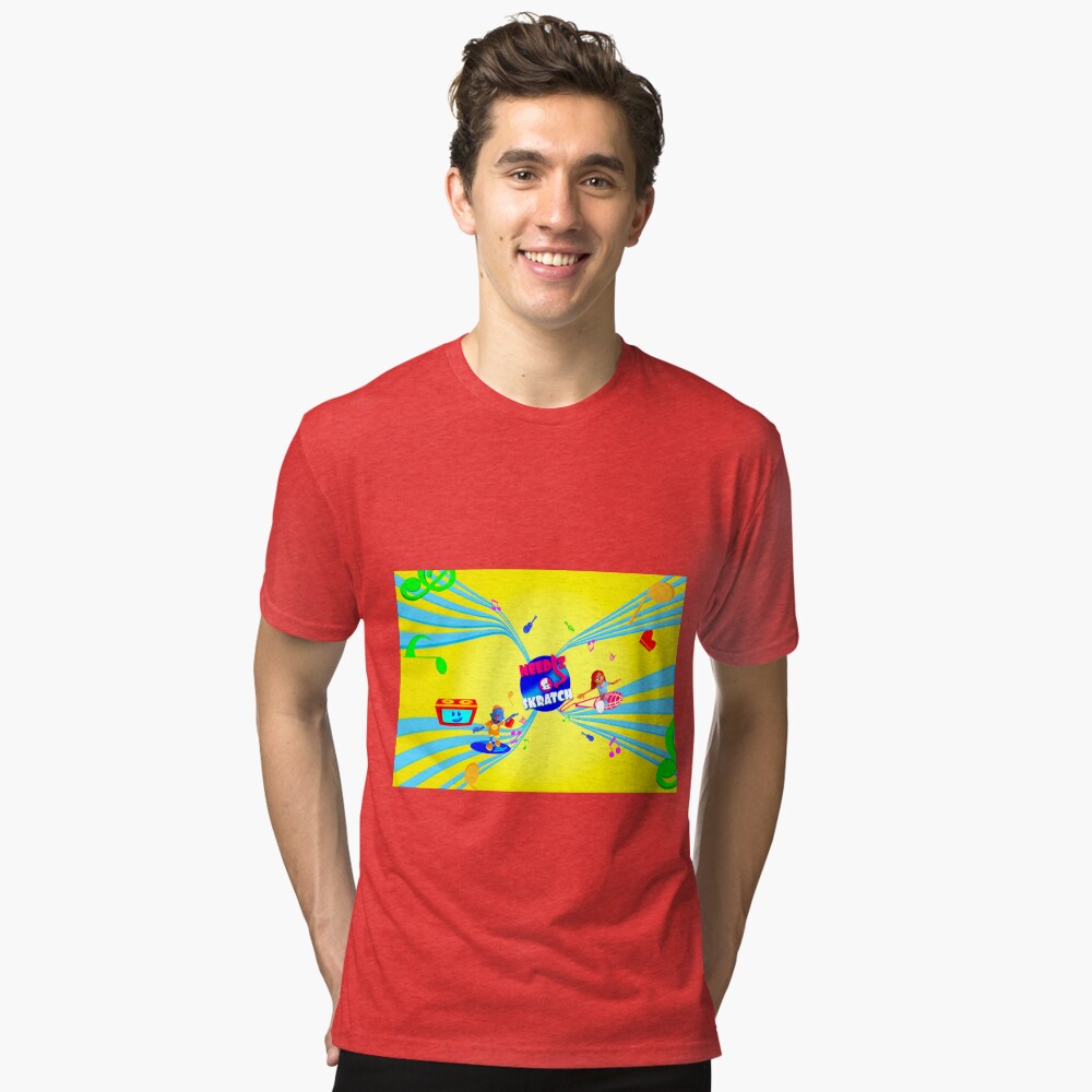 Item preview, Tri-blend T-Shirt designed and sold by NeedlznSkratch.