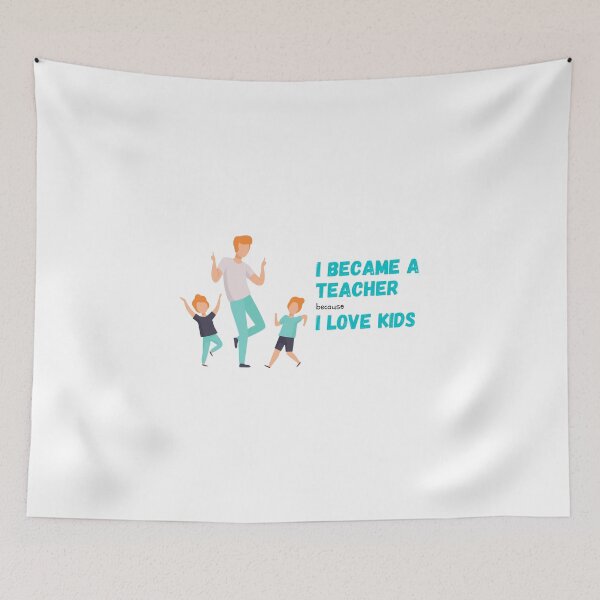 Item preview, I became a Teacher because I love kids - I became a Teacher because Your life is worth my time designed and sold by Marcus Wong.