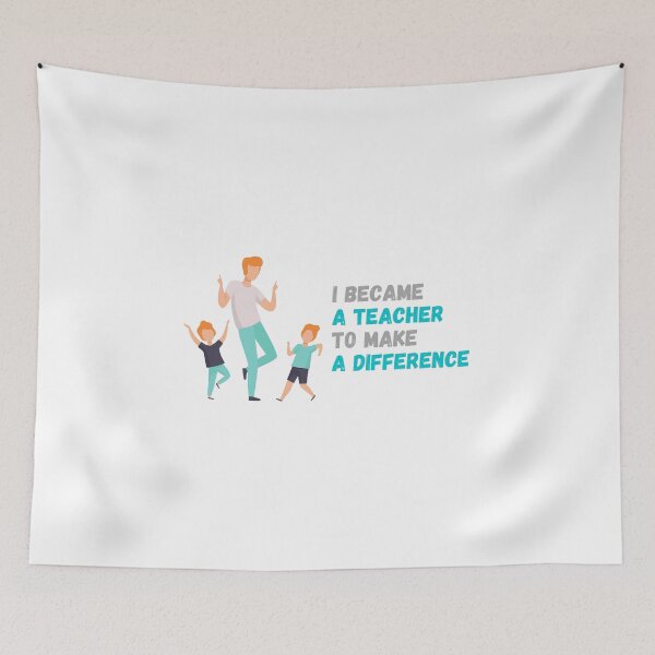 Item preview, I became a teacher to make a difference- I became a Teacher because Your life is worth my time designed and sold by Marcus Wong.