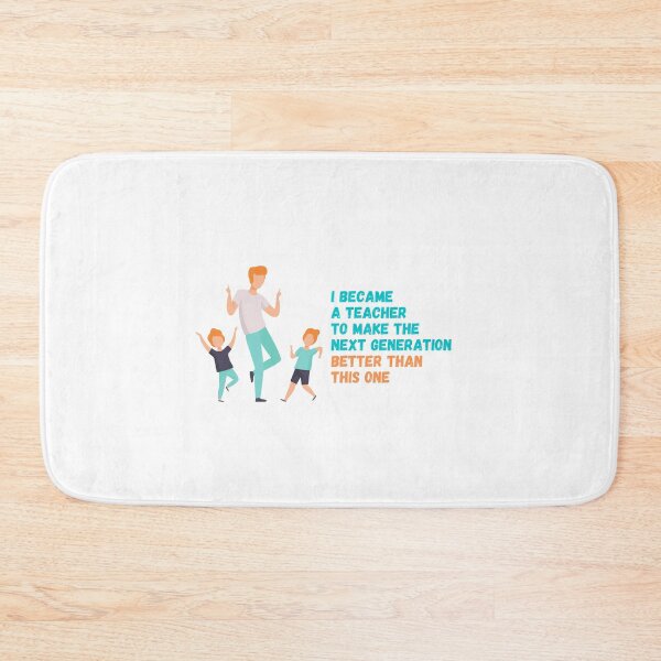 Item preview, I became a teacher to make the next generation better than this one - I became a Teacher because Your life is worth my time designed and sold by Marcus Wong.