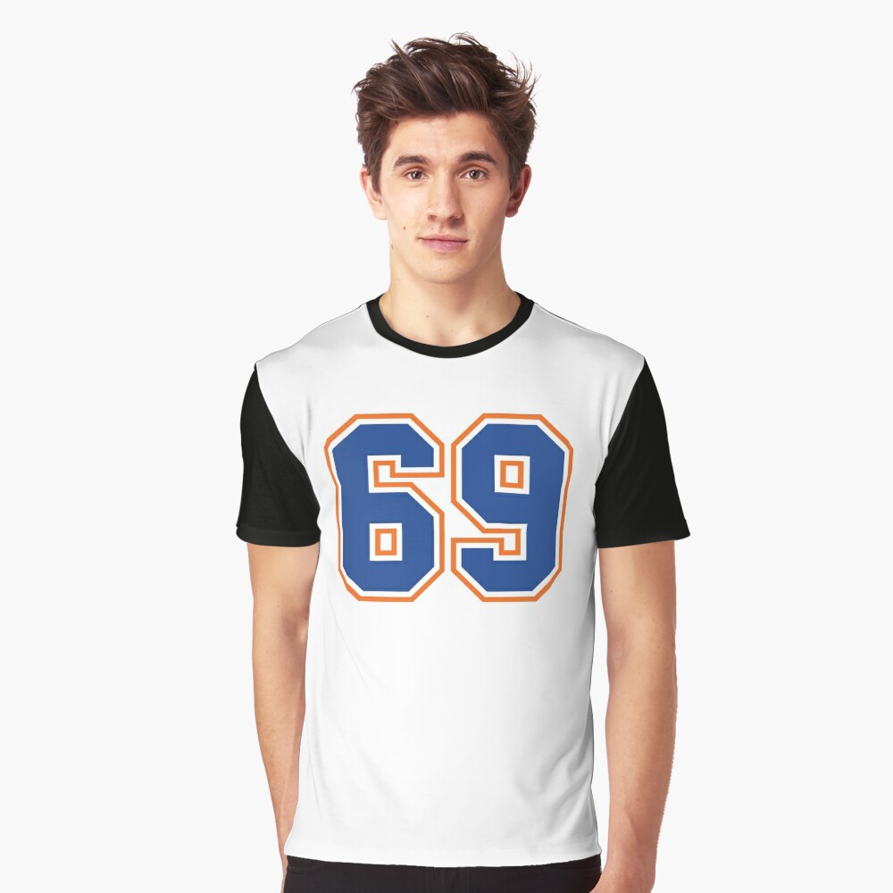 Number 69 Football Baseball Soccer Jersey Tote Bag - TeeHex