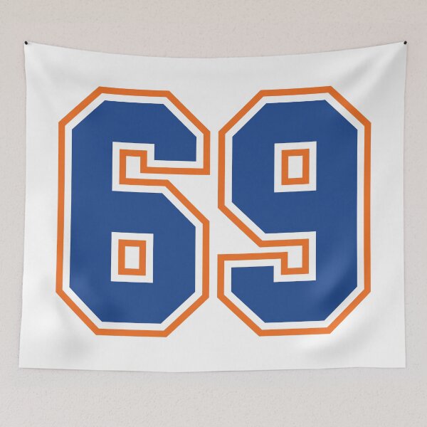 Item preview, Sixty-Nine Jersey Number Sports 69 designed and sold by HelloFromAja.
