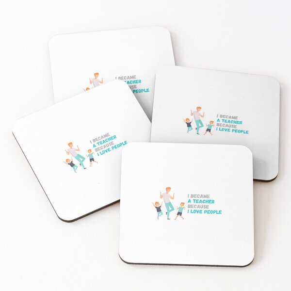 Item preview, I became a teacher because I love people - I became a Teacher because Your life is worth my time designed and sold by Marcus Wong.