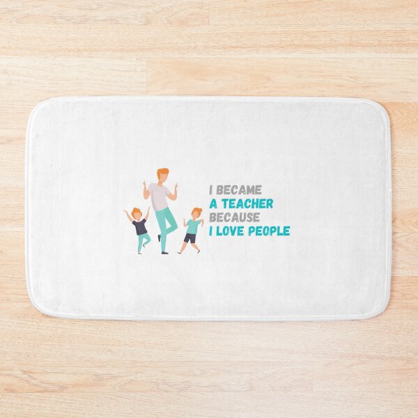 Item preview, I became a teacher because I love people - I became a Teacher because Your life is worth my time designed and sold by Marcus Wong.