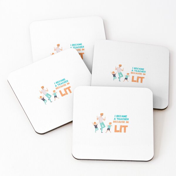 Item preview, I became a teacher because I'm LIT  - I became a Teacher because Your life is worth my time designed and sold by Marcus Wong.