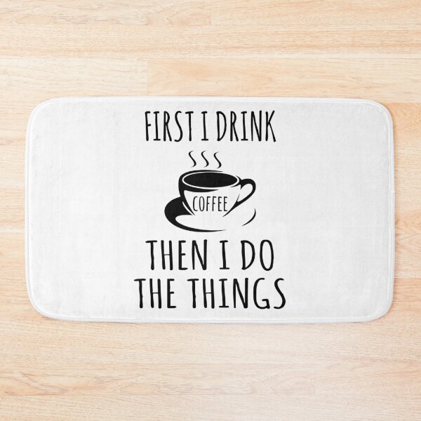 Item preview, First Coffee Then The Thing Office Colleague Gift designed and sold by Two Left Hands Design.
