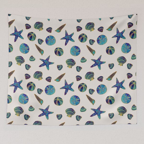 Item preview, Beach Treasures - Aqua Blue designed and sold by Olooriel.
