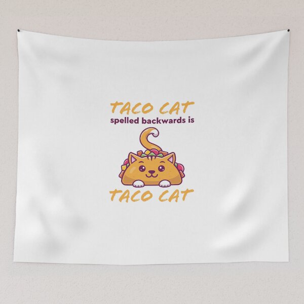 Item preview, Funny Tacocat spelled backwards is tacocat designed and sold by GoldenDov.