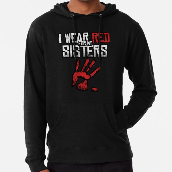 sisters red hoodie