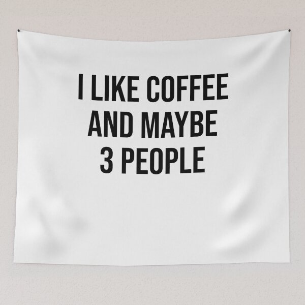 Item preview, I Like Coffee And 3 People Office Colleague Gift designed and sold by Two Left Hands Design.