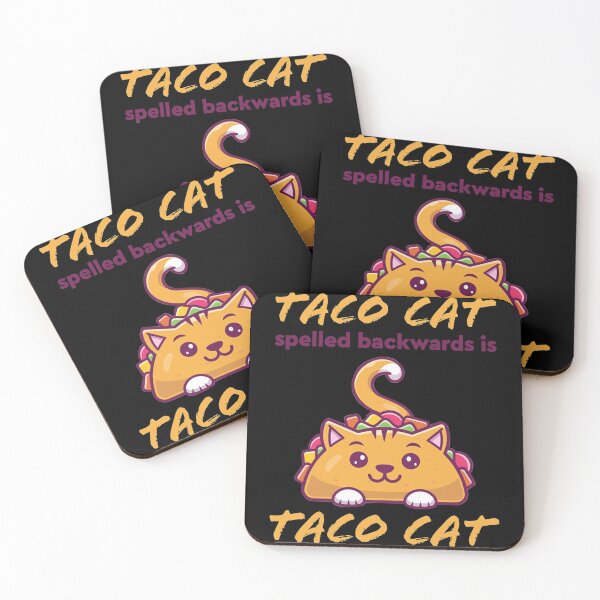 Item preview, Funny Tacocat spelled backwards is tacocat designed and sold by GoldenDov.