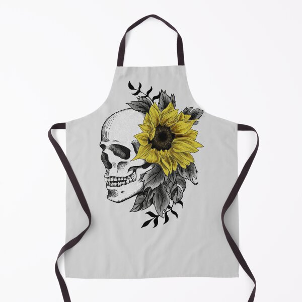 Item preview, Skull with Sunflower designed and sold by Ukelogan.