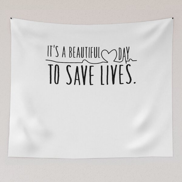 Item preview, It's A Beautiful Day To Save Lives Paramedic Aid designed and sold by Two Left Hands Design.