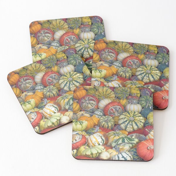 Item preview, Colorful Autumn Pumpkins and Squashes designed and sold by PlanetPrints.