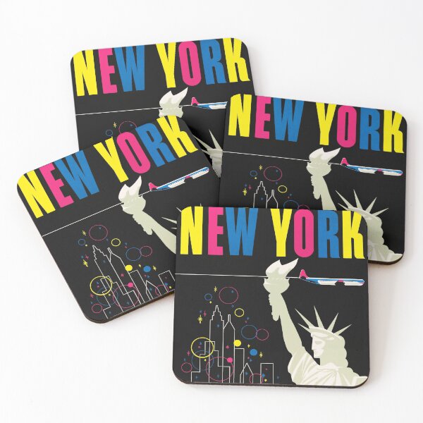 Item preview, Finest To NEW YORK Northwest Airlines Retro America Airplane Travel Advertisement designed and sold by retroposters.