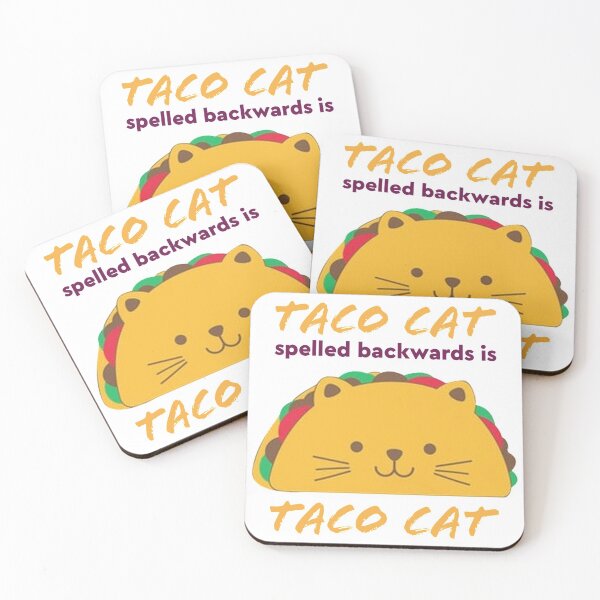 Item preview, Funny Tacocat spelled backwards is tacocat designed and sold by GoldenDov.