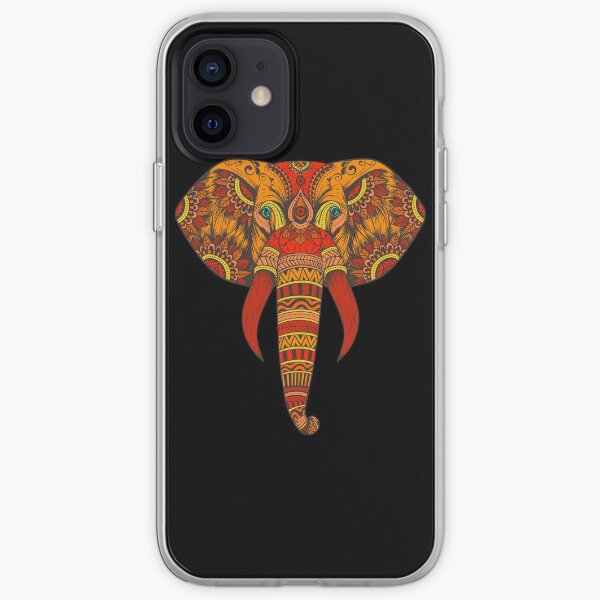 Elephant Tribal Bunte Indische Elefanten Mandala Kunst Iphone Hulle Cover Von Heartartist Redbubble