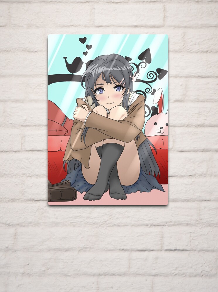 Anime Seishun Buta Yarou wa Bunny Girl Sakurajima Mai Poster Wall Scroll  Cute